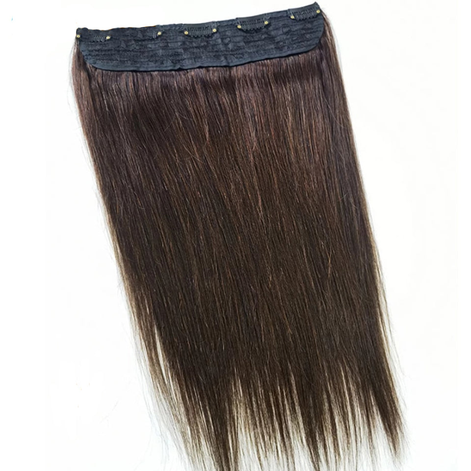 #2 Straight 5 Clips In One Piece 100% Human Hair For Woman