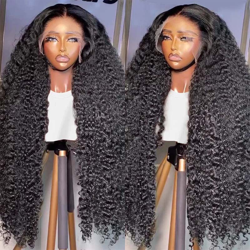Long HD Glueless Human Hair Wigs 180% Density 5x5/13x6 Straight Body Wave Loose Deep Wave Curly Lace Front Wig
