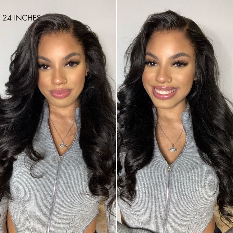 All-Day Comfort™ Wig Glueless 7x6 Closure HD Lace Loose Body Wave Long Wig Pre-Cut Lace