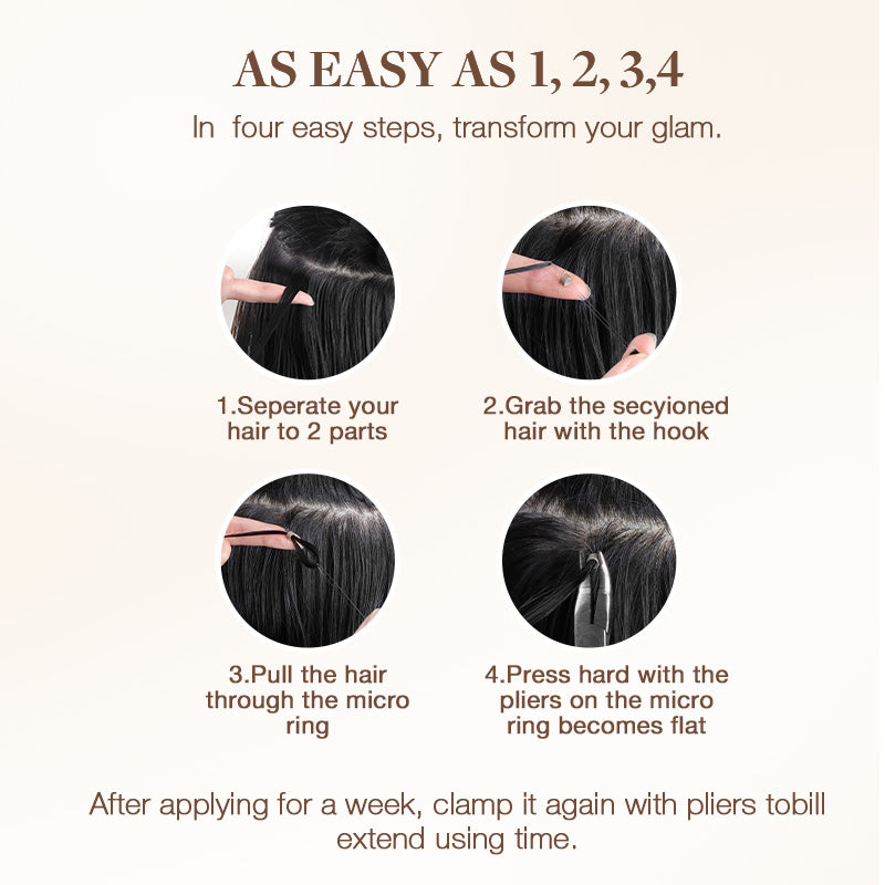 NATURAL BLACK BALAYAGE (1B/6/1B) I Tip Hair Extensions