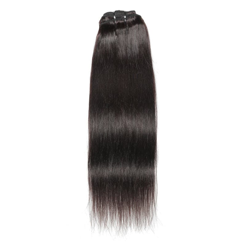 #2 Straight Clips In 8PCS 120 Grams/Set Human Hair Extension For Women