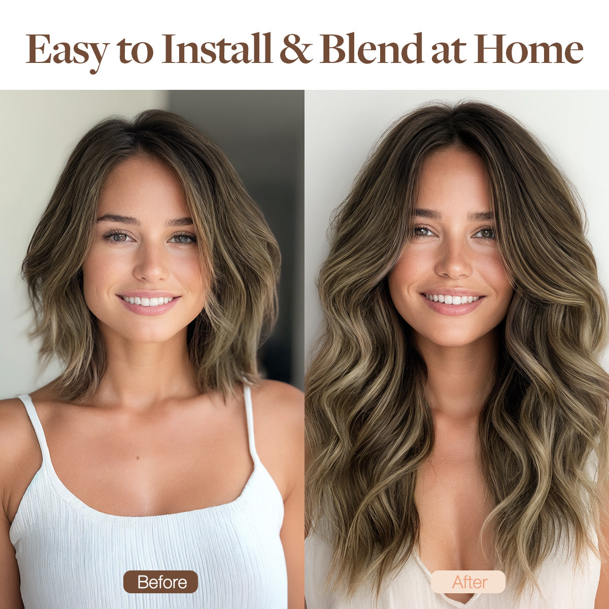 Clip in Hair Extensions 150g