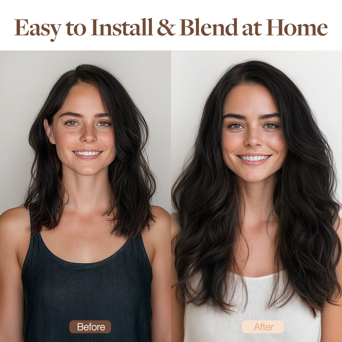 Clip in Hair Extensions 150g
