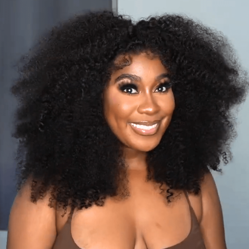 250% Density Kinky Curly 6x4 / 13x4 Lace Front Glueless Human Hair Wig Flash Sale