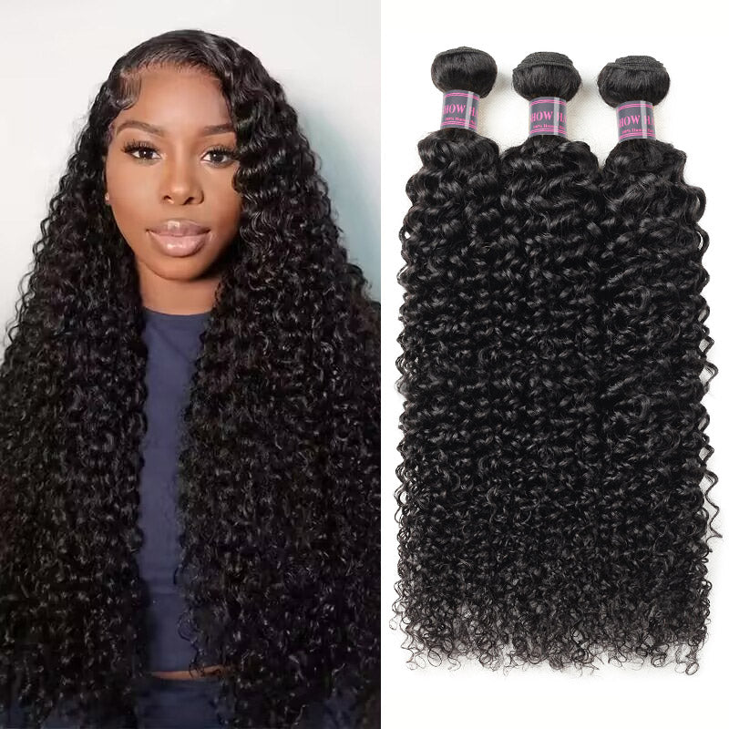 Kinky Curly Bundles Brazilian Curly Hair Bundles Human Hair Weave 3 Bundles