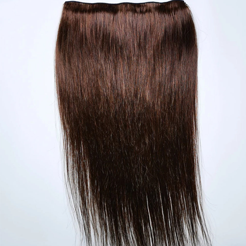 #2 Straight 5 Clips In One Piece 100% Human Hair For Woman