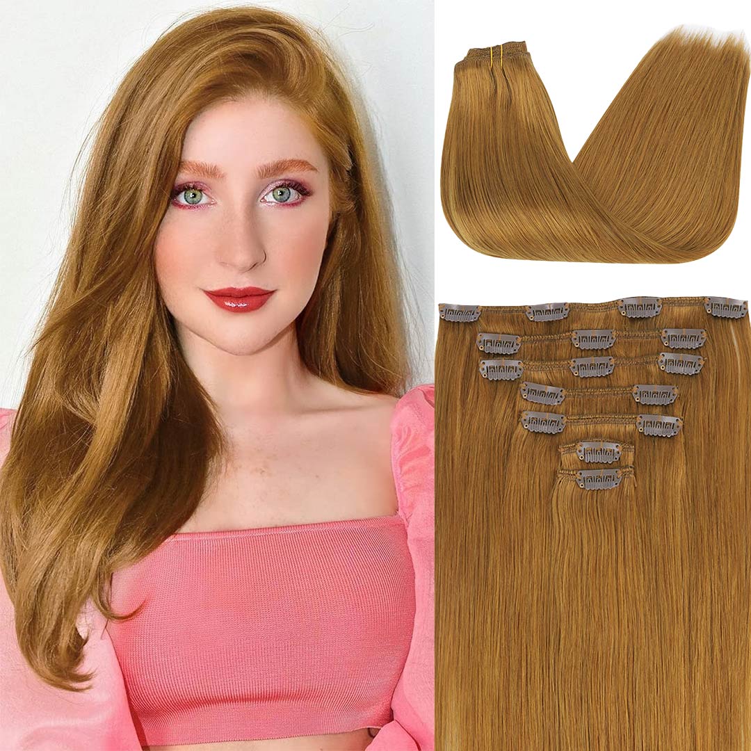 Medium Auburn Brown (30) Classic Clip-Ins
