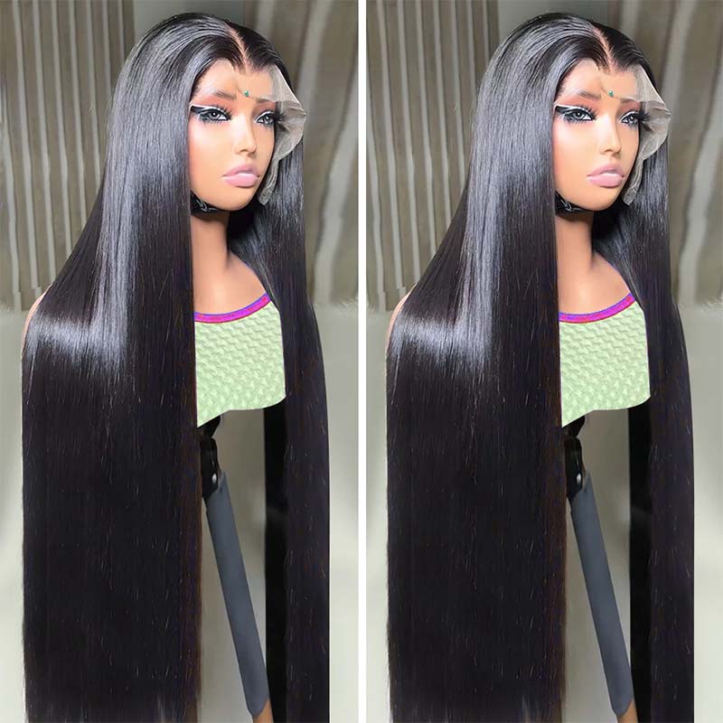 Long HD Glueless Human Hair Wigs 180% Density 5x5/13x6  Straight Body Wave Loose Deep Wave Curly Lace Front Wig