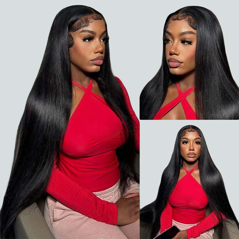 Long HD Glueless Human Hair Wigs 180% Density 5x5/13x6  Straight Body Wave Loose Deep Wave Curly Lace Front Wig