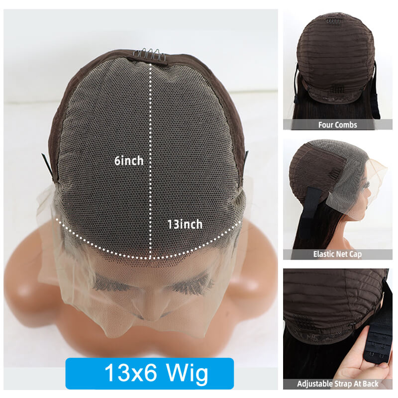 Jasperel Voluminous Sleek Tangle-free Kinky Curly Lace Frontal Wig | Invisible Lace