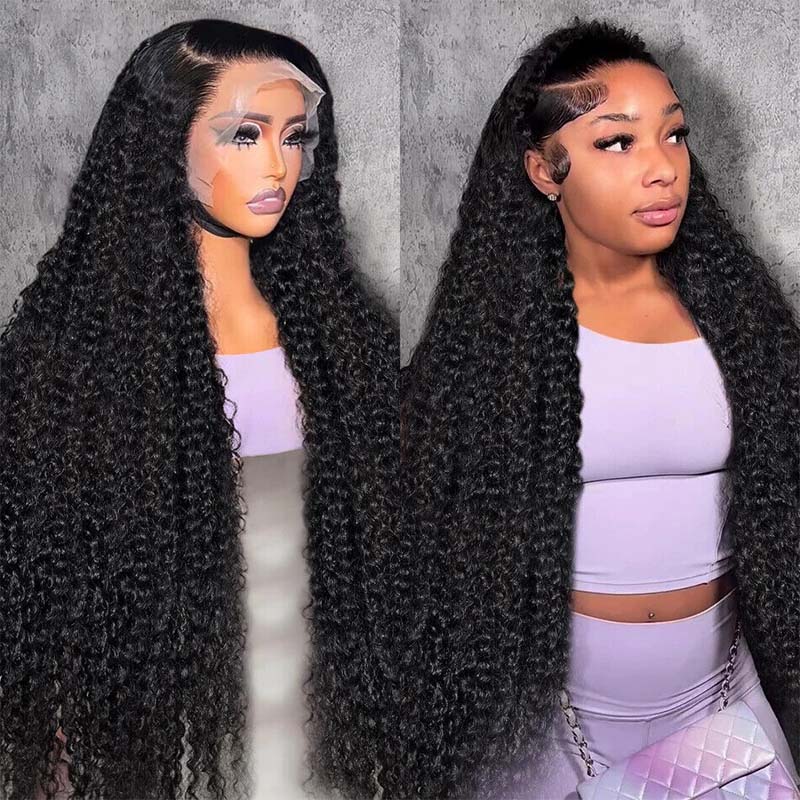 Long HD Glueless Human Hair Wigs 180% Density 5x5/13x6  Straight Body Wave Loose Deep Wave Curly Lace Front Wig