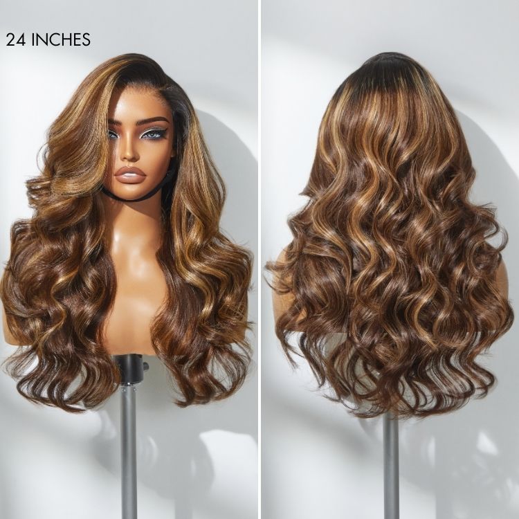 All-Day Comfort™ Wig Glueless 7x6 Closure HD Lace Loose Body Wave Long Wig Pre-Cut Lace