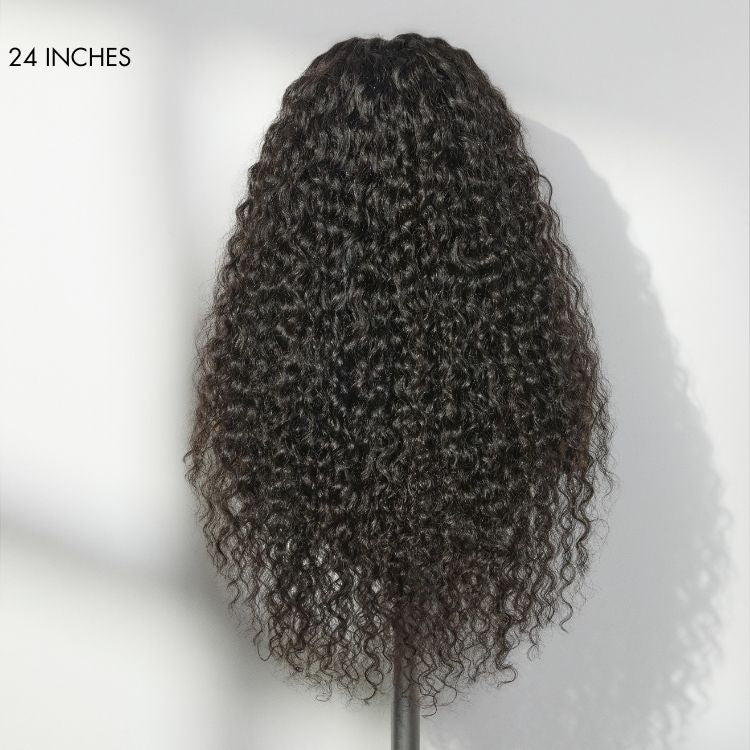 PreMax Water Wave Glueless Flexi-Fit Drawstring 13x4 Frontal Lace Fluffy Curly Wig Pre-Cut Lace