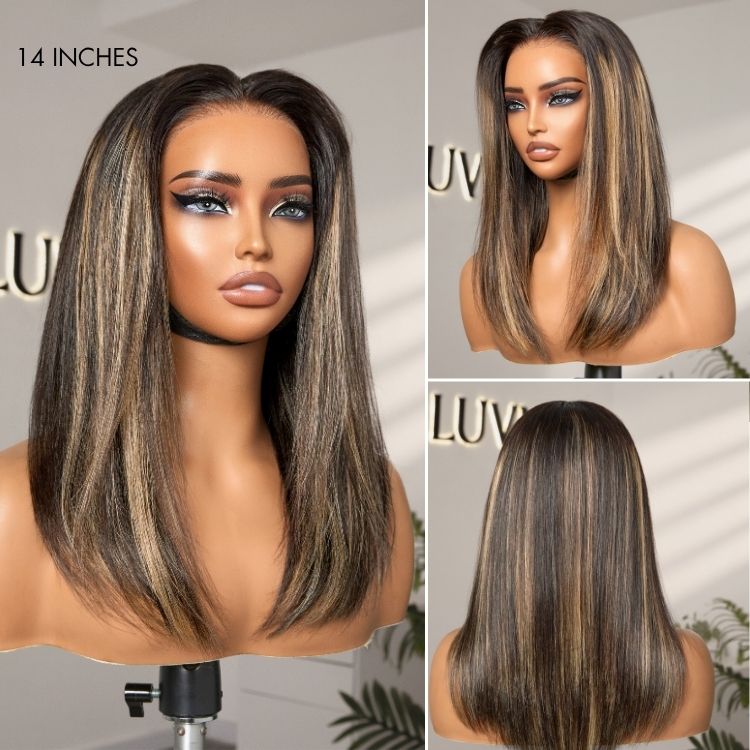 Super Natural Hairline Silky Straight Glueless 13x4 Frontal Lace Wig Human Hair Pre-Cut Lace