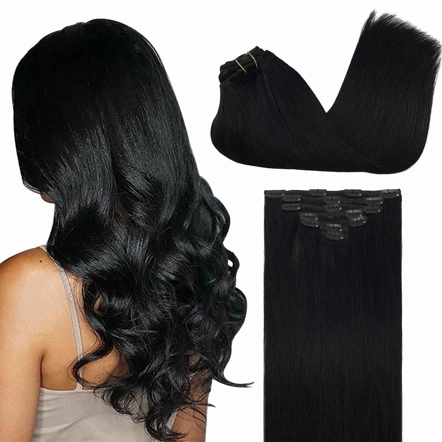 Jet Black (1) Classic Clip-Ins