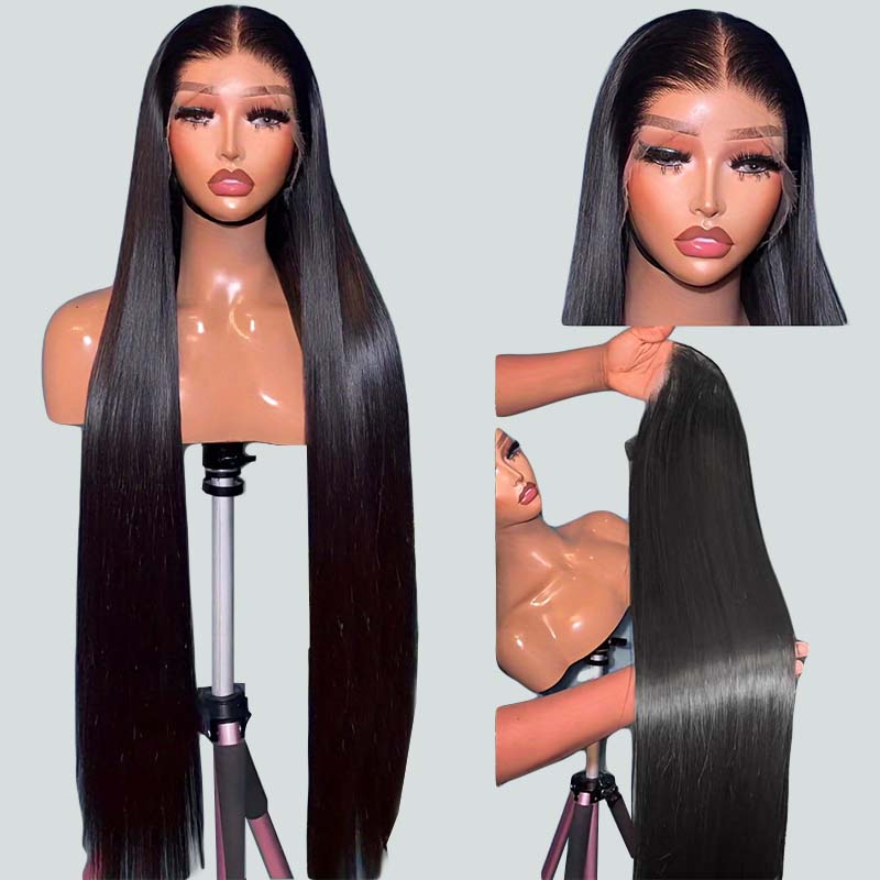 Long HD Glueless Human Hair Wigs 180% Density 5x5/13x6  Straight Body Wave Loose Deep Wave Curly Lace Front Wig