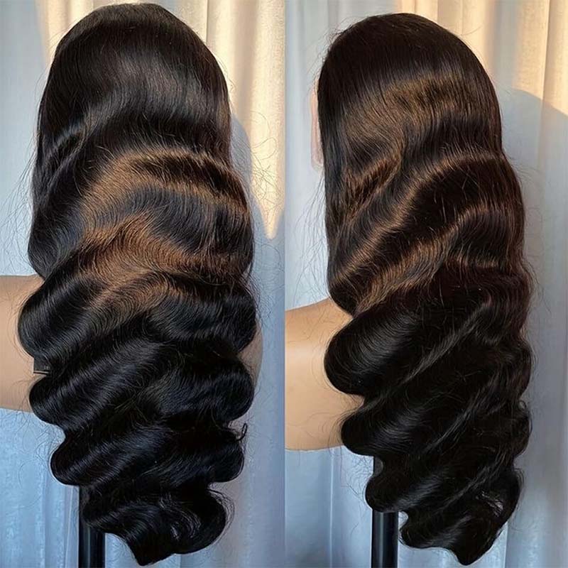 Long HD Glueless Human Hair Wigs 180% Density 5x5/13x6  Straight Body Wave Loose Deep Wave Curly Lace Front Wig