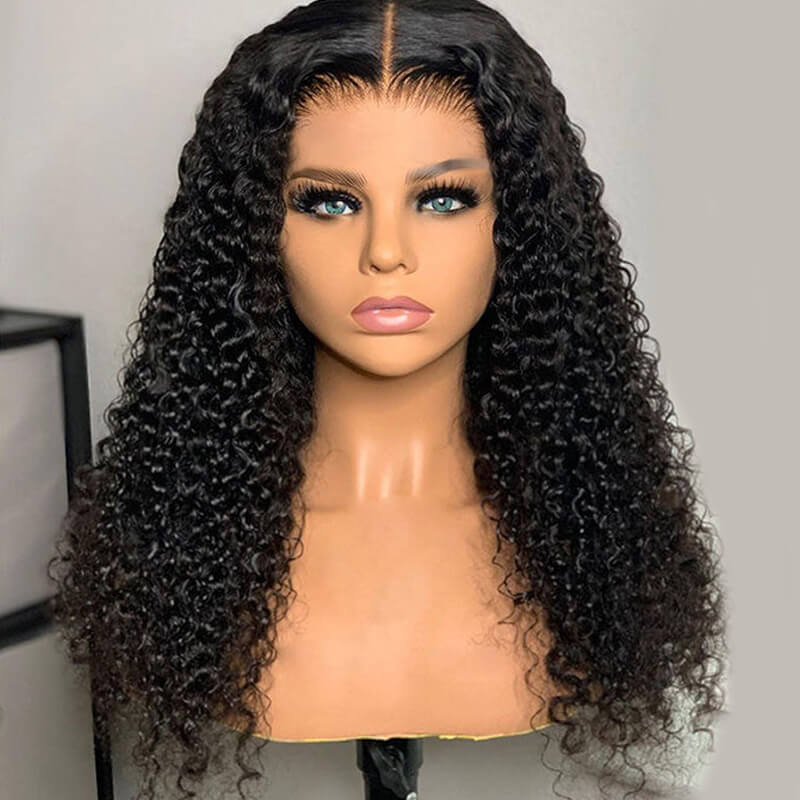 Jasperel Kim K 2x6 Lace Closure Wig | Deep Part Human Hair Wig Transparent Lace All Textures