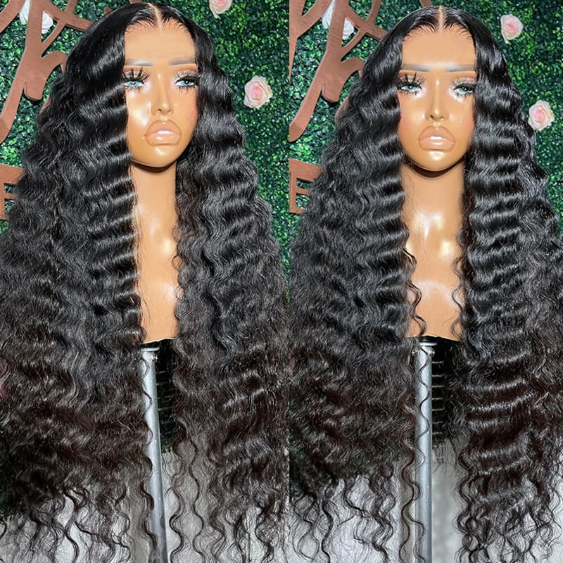 Jasperel Kim K 2x6 Lace Closure Wig | Deep Part Human Hair Wig Transparent Lace All Textures