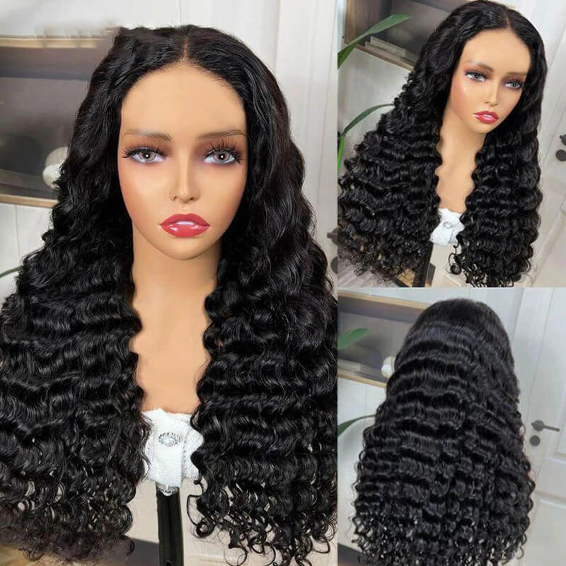 Jasperel Kim K 2x6 Lace Closure Wig | Deep Part Human Hair Wig Transparent Lace All Textures
