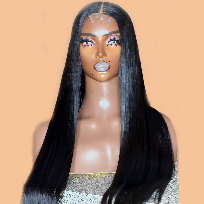 Jasperel Kim K 2x6 Lace Closure Wig | Deep Part Human Hair Wig Transparent Lace All Textures
