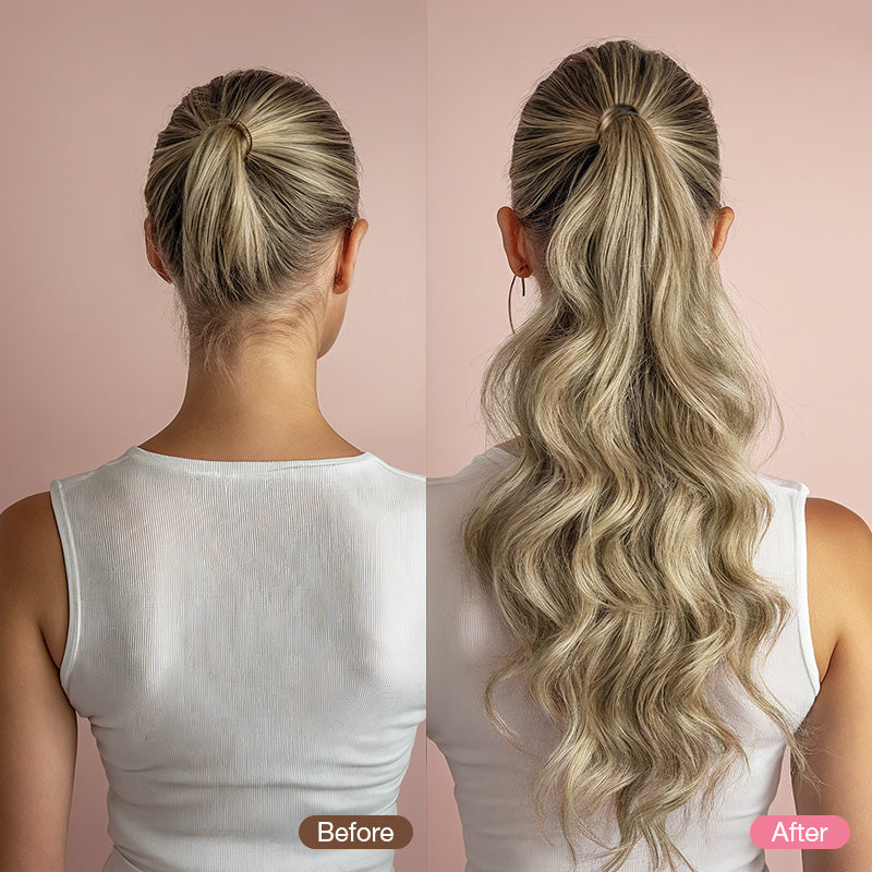 Human Hair Ponytail Extensions