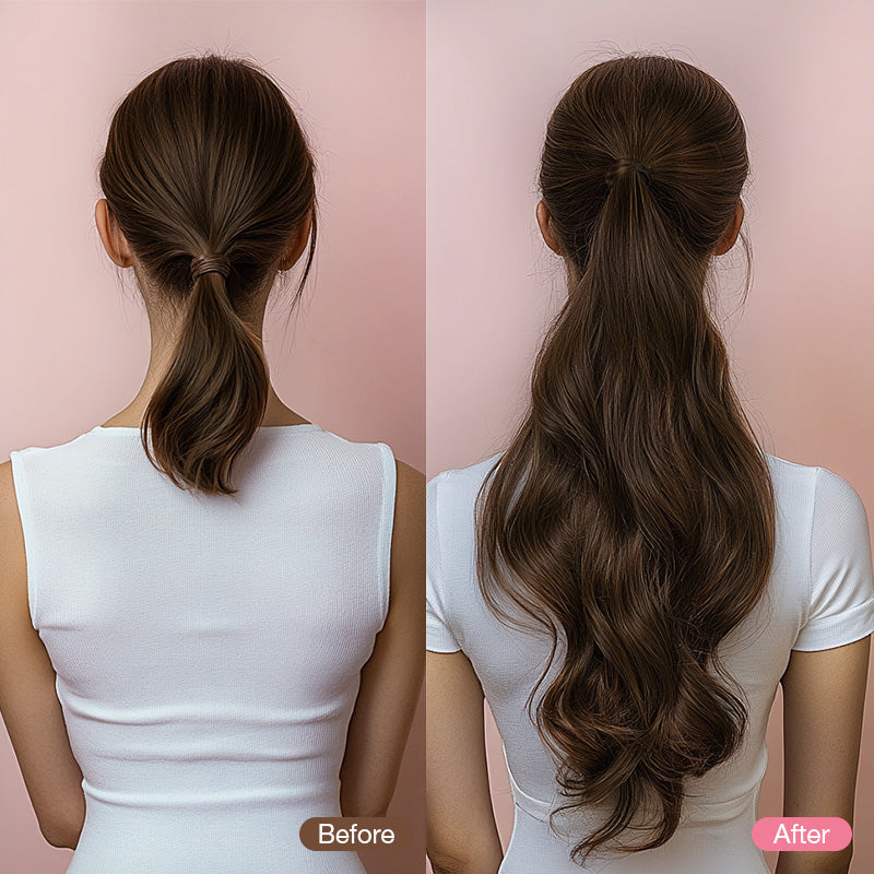 Human Hair Ponytail Extensions