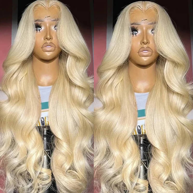 Jasperel #613 Blonde Straight Lace Frontal Wig Dye Friendly Transparent Lace | Blonde Baddie