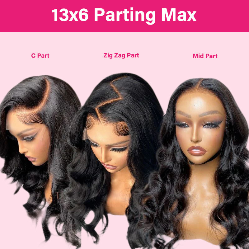 Straight Lace Front Wig 13x6 Lace Frontal Wig 40 Inch Glueless Human Hair Wigs