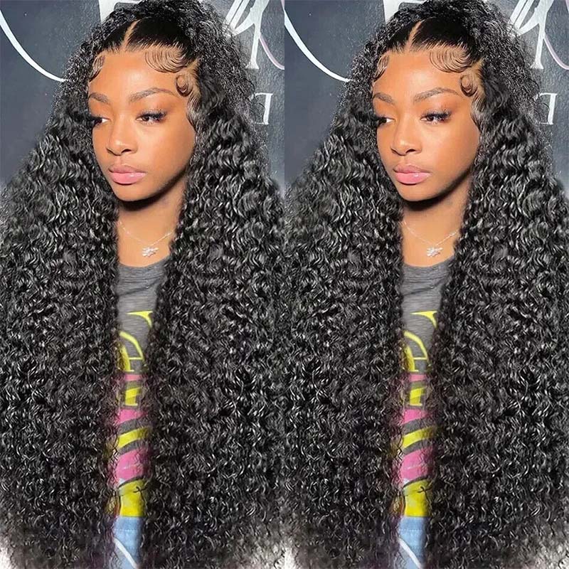 Long HD Glueless Human Hair Wigs 180% Density 5x5/13x6  Straight Body Wave Loose Deep Wave Curly Lace Front Wig