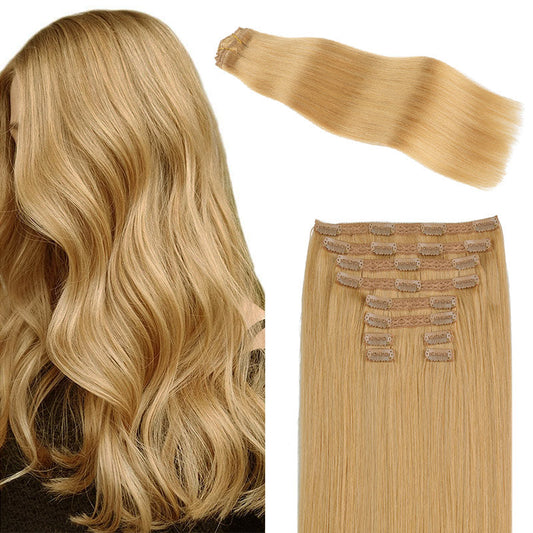 Dirty Blonde (16A) Double Drawn Clip in 160g