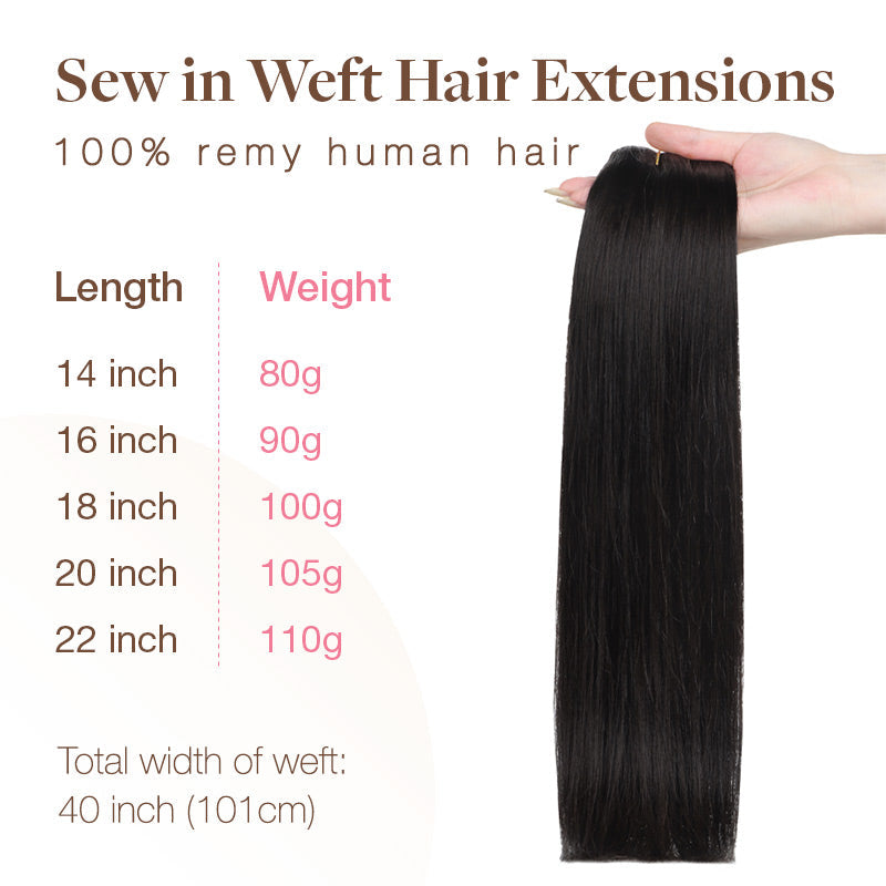 Weft Hair Extensions