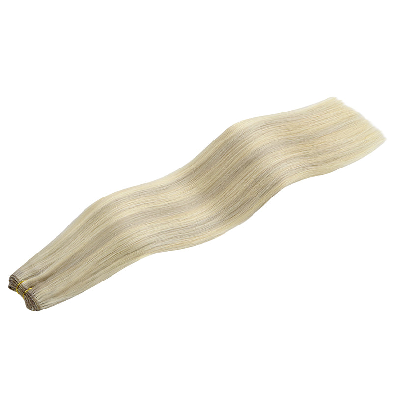 ASH BLONDE HIGHLIGHTS (17A/60) Sew in Weft Hair Extensions