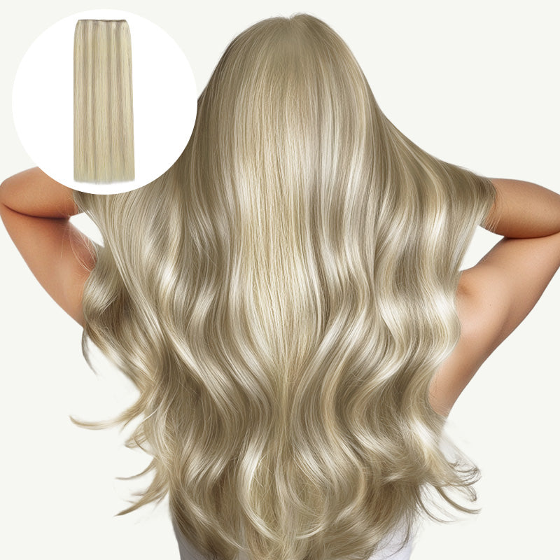 ASH BLONDE HIGHLIGHTS (17A/60) Sew in Weft Hair Extensions