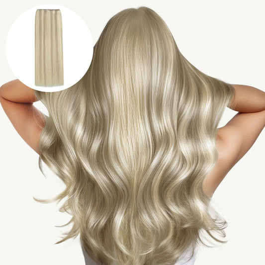 ASH BLONDE HIGHLIGHTS (17A/60) Sew in Weft Hair Extensions