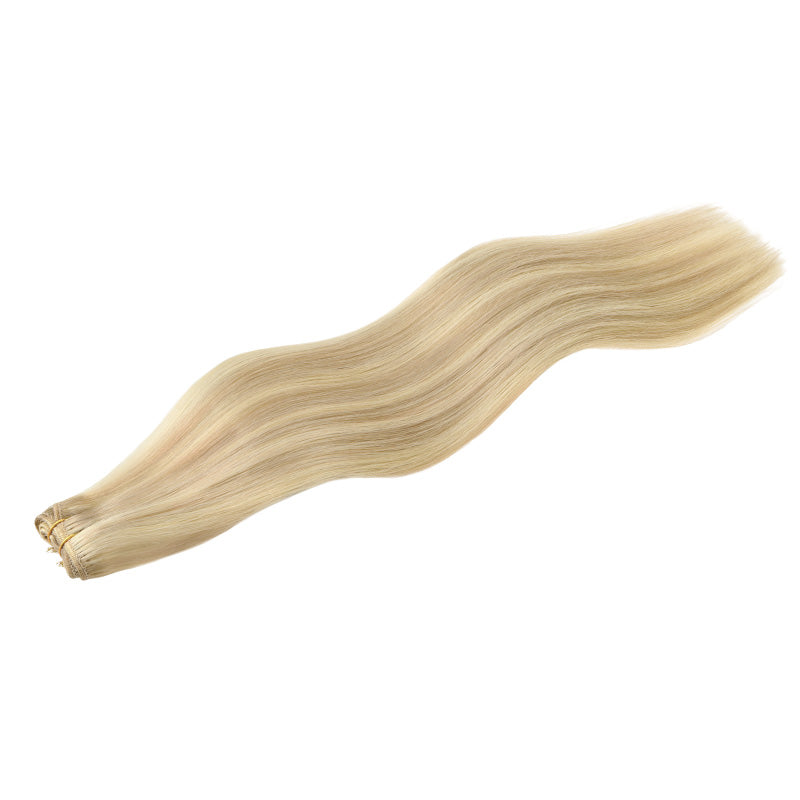DIRTY BLONDE HIGHLIGHTS (18D/22F) Sew in Weft Hair Extensions