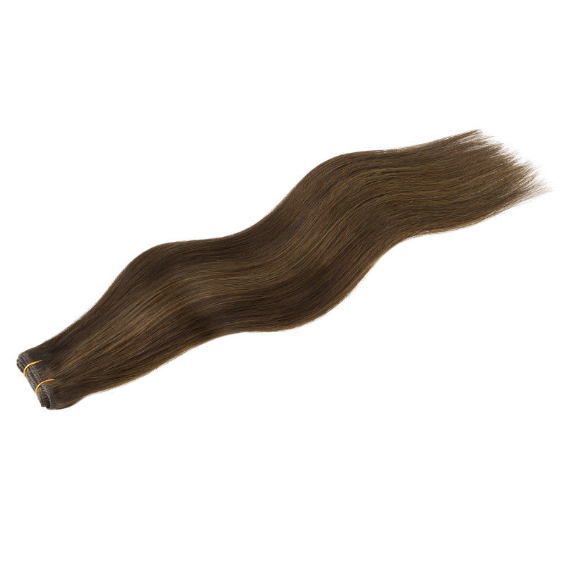 BROWN SUGAR SWIRL HIGHLIGHTS (2C/4E/6C) Sew in Weft Hair Extensions