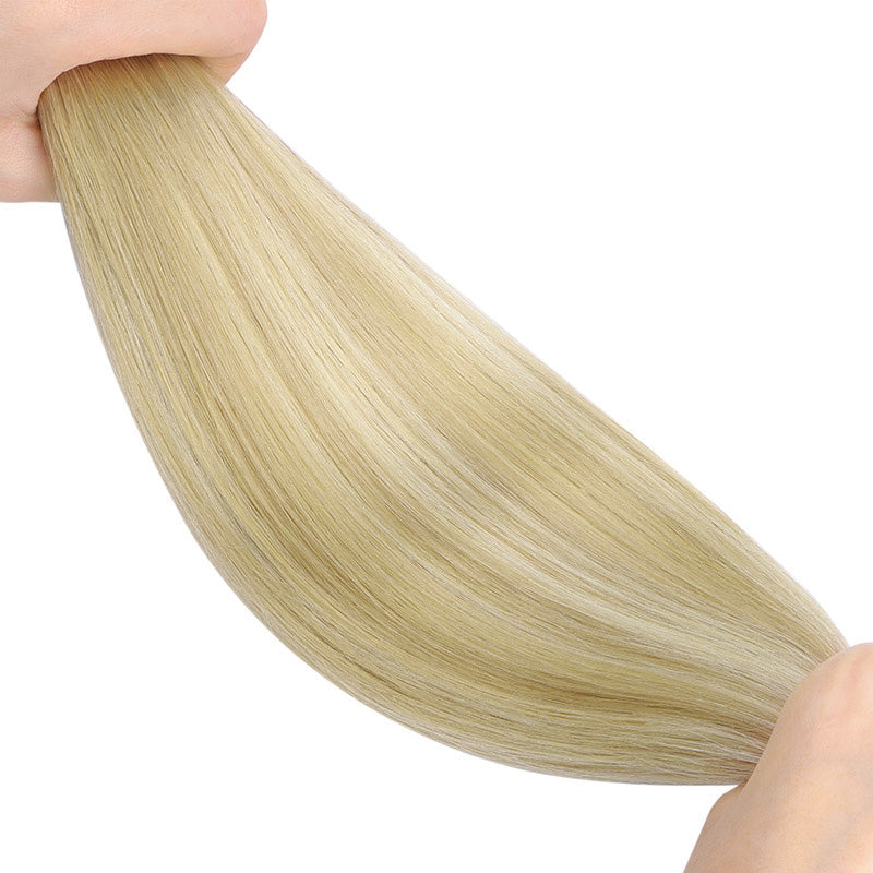 Blonde Omber(18T90) Double Drawn Clip in 160g