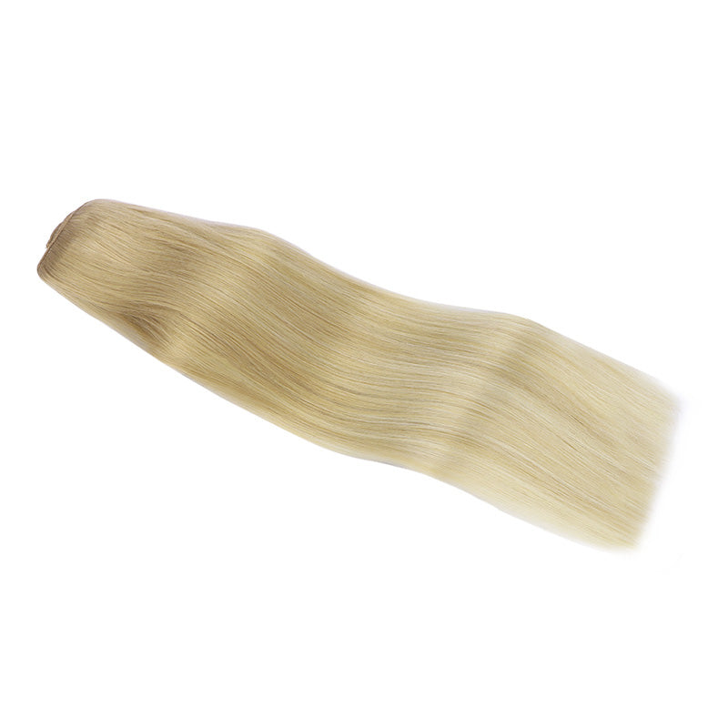 Blonde Omber(18T90) Double Drawn Clip in 160g