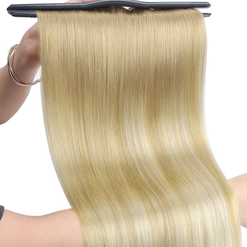 Blonde Omber(18T90) Double Drawn Clip in 160g