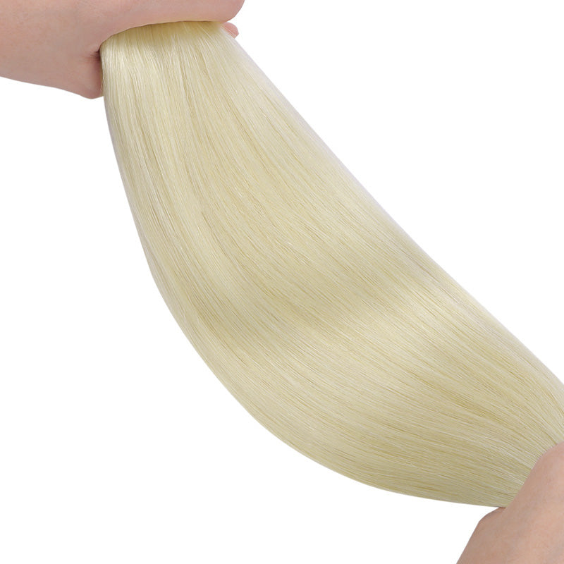 Blonde (90) Double Drawn Clip in 160g