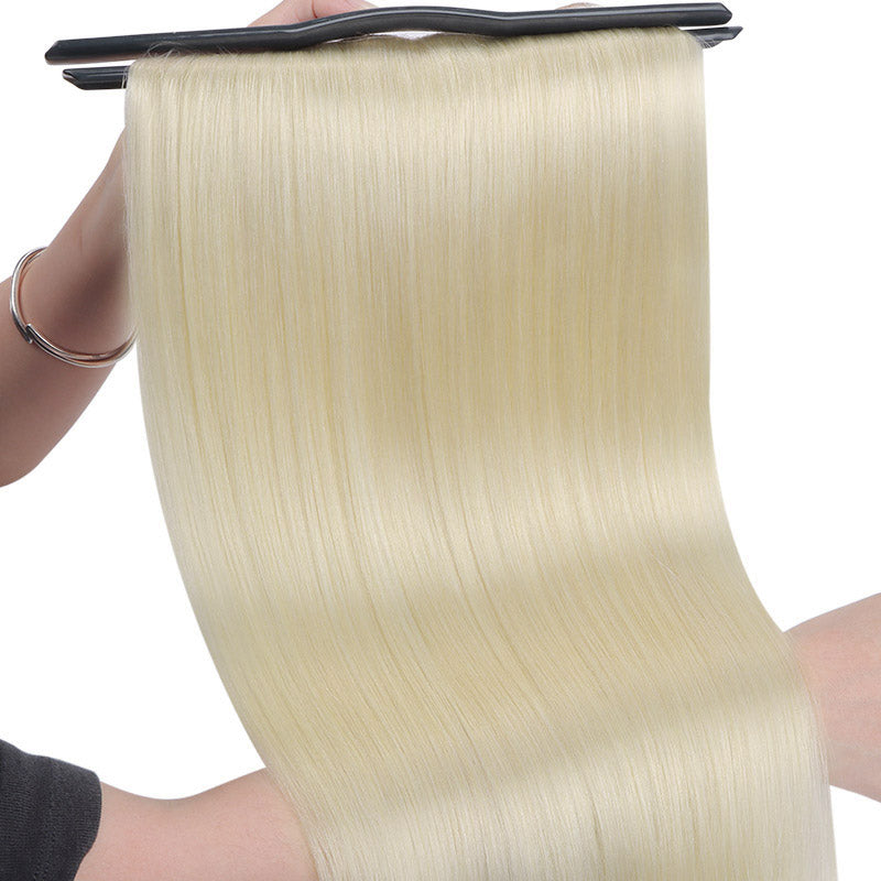 Blonde (90) Double Drawn Clip in 160g