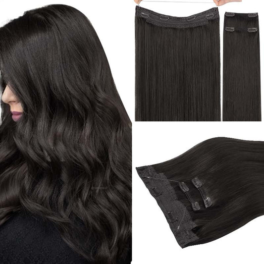 DARK BROWN (2) PRO & WIRE HAIR EXTENSION