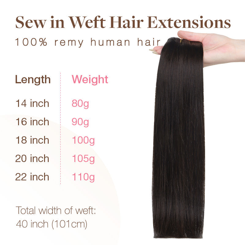 Weft Hair Extensions