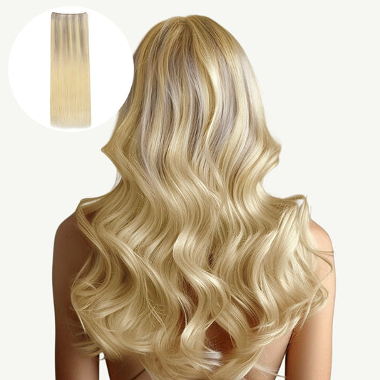 PLATINUM BLONDE BALAYAGE (17/22/60) Sew in Weft Hair Extensions