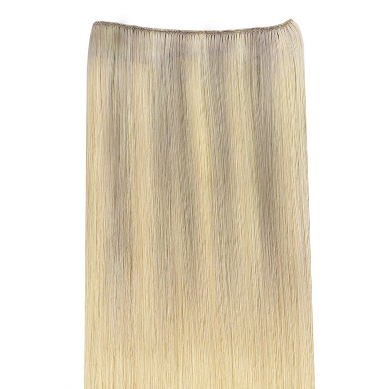PLATINUM BLONDE BALAYAGE (17/22/60) Sew in Weft Hair Extensions