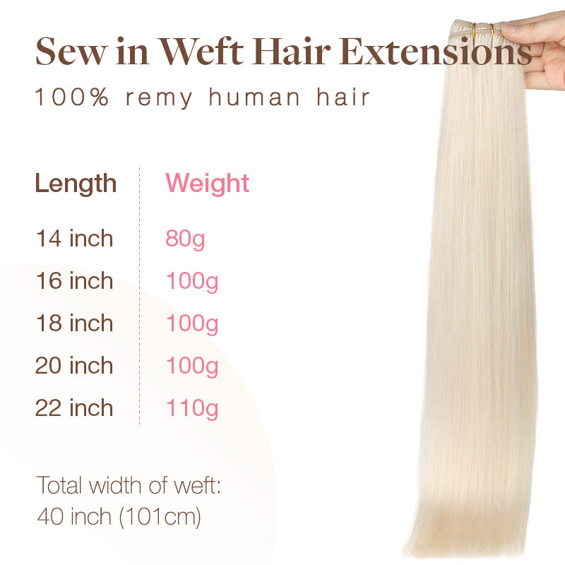 Weft Hair Extensions