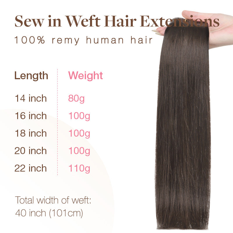 Weft Hair Extensions