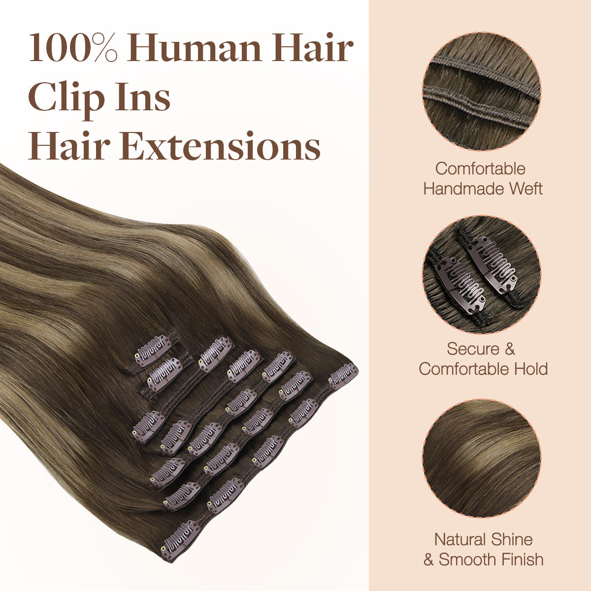 Clip in Hair Extensions 150g