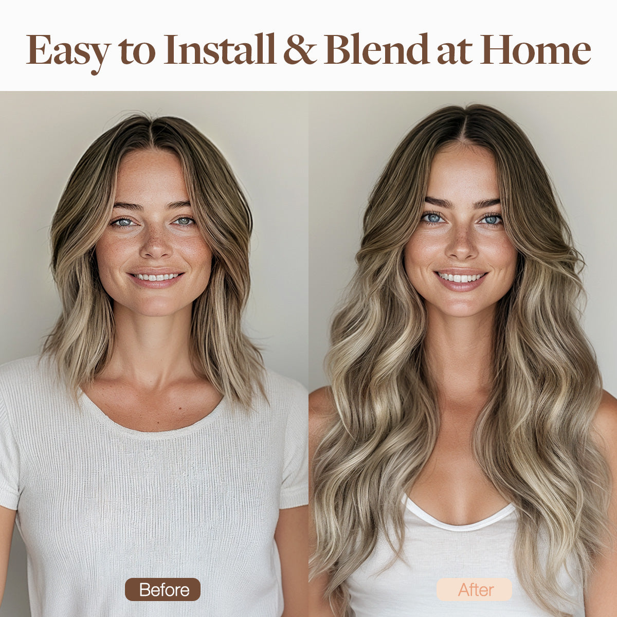 Clip in Hair Extensions 150g